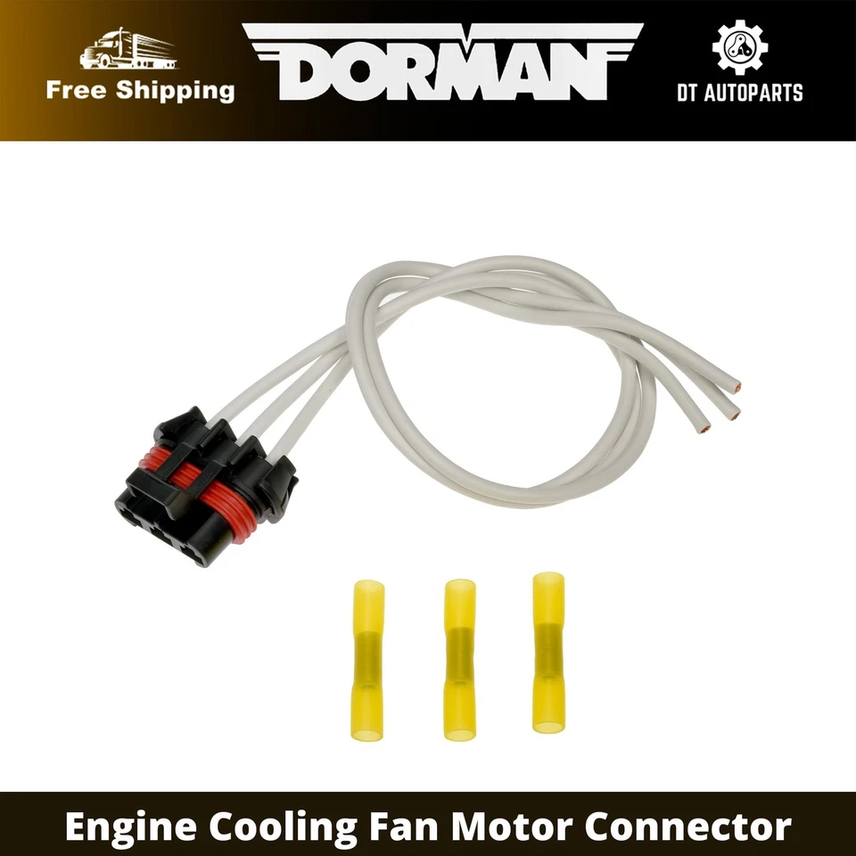 For 2003-2006 Chevrolet SSR Dorman Engine Cooling Fan Motor Connector 2004 2005 - Image 1 of 4
