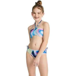 Justice Girls 2 Piece Rouched Front Halter Bikini Swimsuit, Large 12-14 - Picture 1 of 4