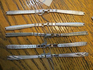 New Old Stock LeJour Ladies DECO Vintage Watch Bands KESTENMADE C Ring Butterfly - Picture 1 of 5