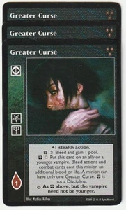 Greater Curse x3 HttB Jyhad VTES - Picture 1 of 1