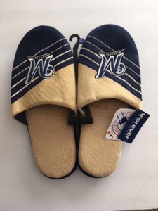 Milwaukee Brewers MLB Mens Slide Slippers Big Logo - Picture 1 of 1