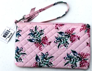 Vera Bradley RFID Convertible Wristlet in Happiness Returns Pink.   NWT - Picture 1 of 3