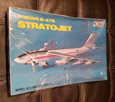 Vintage Hasegawa Minicraft 1/72 Boeing B-47E Stratojet Model #1223 Weather 1970s - Image 1 of 4