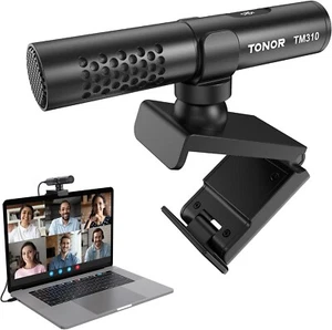 USB Conference Microphone for Laptop, Adjustable Computer PC Mic with Mute Bu... - Photo 1/5