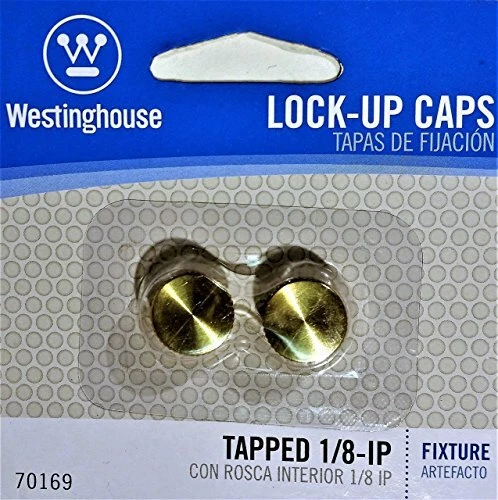 Westinghouse 7016900 Brass Nickel Caps 2-count N/A