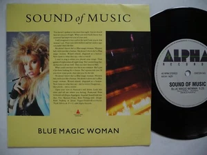 SOUND OF MUSIC Blue Magic Woman 45 7" single 1986 Sweden EX- ABBA - Picture 1 of 2