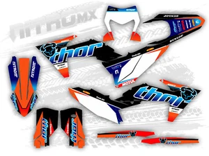 Grafik Set passend KTM EXC EXC-F XC-W XCF-W 125 250 350 450 500 2024 2025 Dekor - Picture 1 of 1