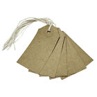 Pack of 250 Brown Buff Strung Tags 70mm x 35mm