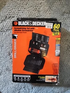 black and decker screwdriver set 71-964 60pcs - Picture 1 of 1