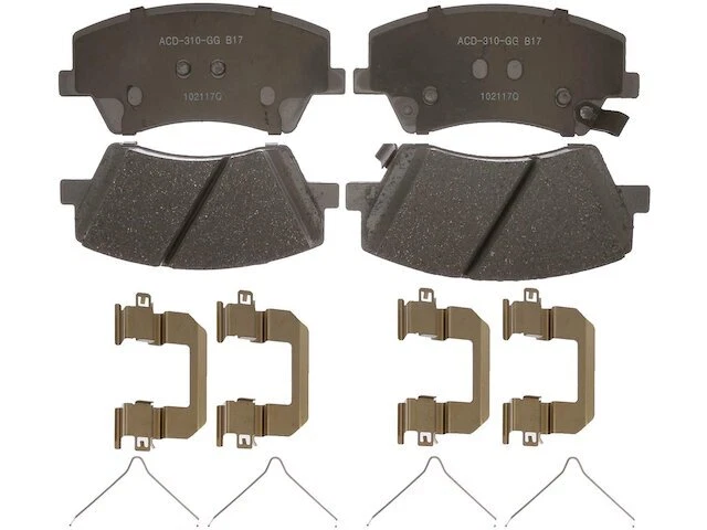 Juego de pastillas de freno delanteras para Hyundai Elantra 2017-2020 2018 2019 XM646RP Foto 1 de 1