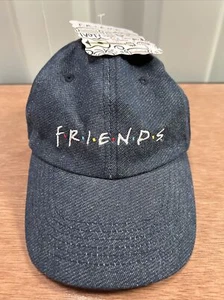 Friends Denim Mütze Kappe Riemen hinten verstellbar Warner Brothers NEU mit Etikett - Bild 1 von 8