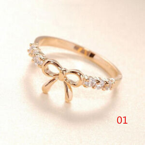 Modny charm palec pancerz przegub kostka wydrążone kwiaty pierścionek GD