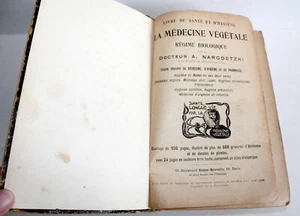 LIVRE DE SANTE, HYGIENE MEDECINE VEGETALE & REGIME BIOLOGIQUE de NARODETZKI 1911 - Picture 1 of 6