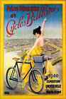 1900 CYCLES BRILLANT BICYCLE EXPOSITION UNIVERSELLE PARIS VINTAGE POSTER REPRO