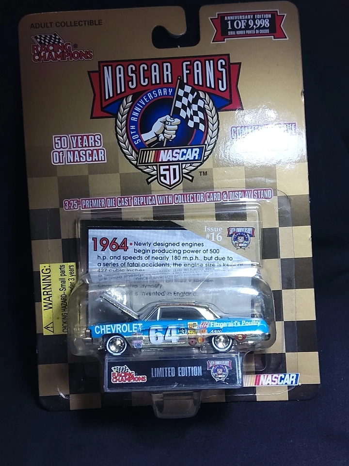Racing Champions 1998 NASCAR Fans 1964 edición #16 Foto 1 de 1