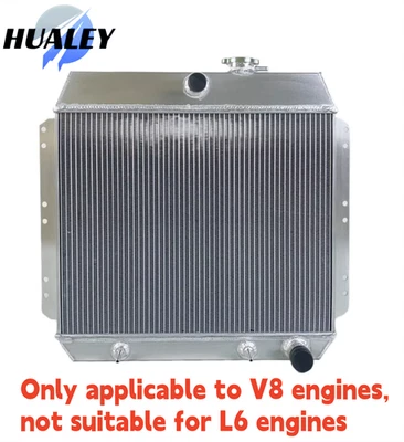 Radiador de alumínio 3 fileiras para 1949-1954 CHEVY Styleline Special Fleetline Bel Air - Imagem 1 de 4