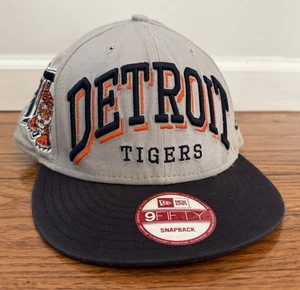 Detroit Tigers New Era 9FIFTY Snapback Hat Cap Embroidered Logo, Stickers MLB - Picture 1 of 9