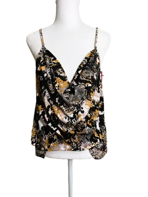 Blusa para mujer JENNIFER LOPEZ estampado de piel de serpiente talla M correa de espagueti ajustable Foto 1 de 4