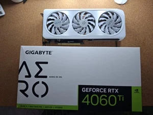 Gigabyte GeForce RTX 4060 Ti Aero OC 8GB GDDR6 Grafikkarte, mit OV, wie Neu - Afbeelding 1 van 5