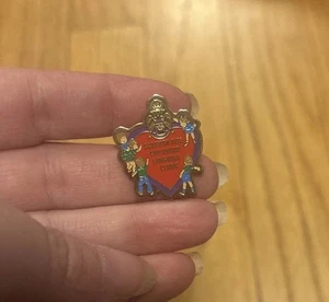 Masonic Freemason Scottish Rite Childhood Language Gold Tone Lapel Pin Pinback - Picture 1 of 3