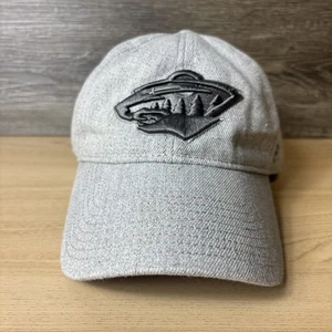 Minnesota Wild Hat Cap Snap Back Gray NHL Hockey Mens Fanatics One Size - Picture 1 of 10