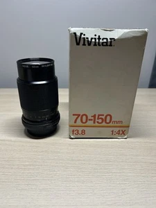 70-150mm f3.8 Vivitar Zoom manual lens MACRO Close Focus Pentax K PK mount. Box - Picture 1 of 11