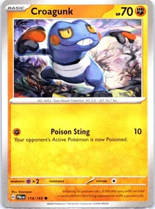 SV02: Paldea Evolved Croagunk #114/193 - Picture 1 of 2
