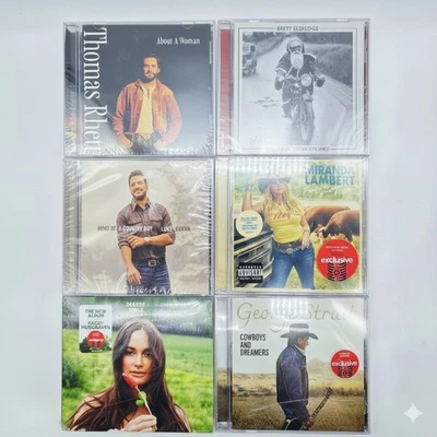 *Lot Of 6 CDs George Strait Lambert Thomas Rhett Luke Bryan Musgraves Eldredge  Foto 1 de 4