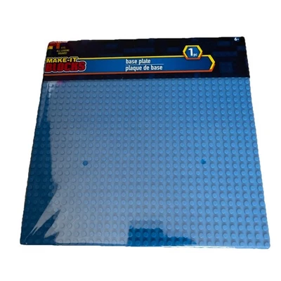 Classic Base Plates For Building Blocks 10”x10”/  32x32 Studs - Sea Blue - Image 1 of 2
