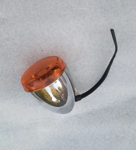 Genuine OEM Harley Chrome Front Turn Signal - Picture 1 of 5