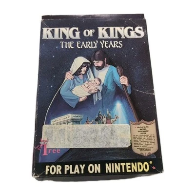 King of Kings: The Early Years Wisdom Tree Bible NES Tested Cart W/ Box Rare - Image 1 of 3