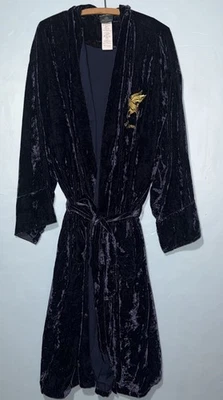 Bata de terciopelo grande/XL venta al por menor POTTERY BARN para adolescentes Harry Potter Ravenclaw $179 Foto 1 de 4