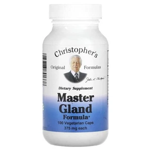 Christopher's Original Formulas Master Gland Formula, 375 mg, 100 vegetarianos... - Imagen 1 de 2
