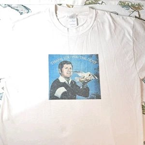 Vintage Y2K Thank You For The Dove Funny Grunge T-Shirt Sz L Large - Picture 1 of 18