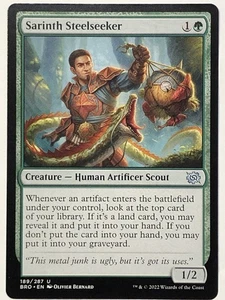MTG TCG - Sarinth Steelseeker 189/287 BRO - LP To NM (Free Shipping $5+) - Picture 1 of 2