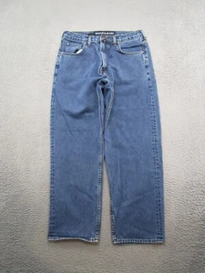 Y2K Nautica Mens Blue Denim Straight Baggy Denim Jeans Size 34x30 Skater Read - Picture 1 of 15