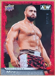 Cubierta superior 2022 exclusivo AEW MIRO #D/100 - Imagen 1 de 2