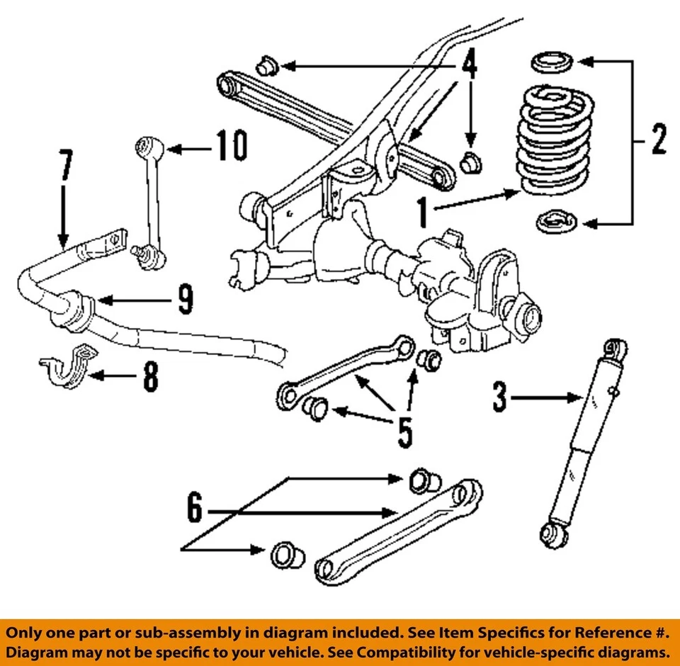 GM OEM Rear-Shock Absorber or Strut 20955408 - Imagem 1 de 1