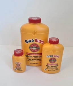 3 Gold Bond Original Strength Body Powder Medicated W/ TALC Original 15oz Total - Picture 1 of 6