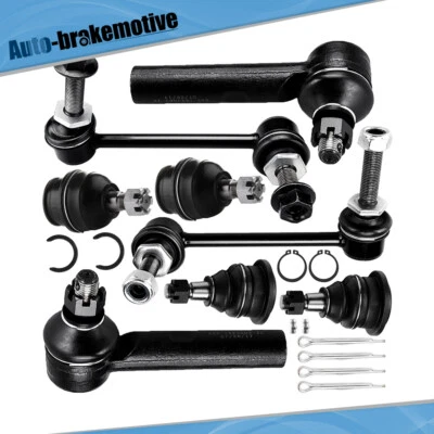 8 件前球接头转向摇杆扎杆端适用于 2010 - 2018 年丰田 4Runner — 第 1/4 张图片