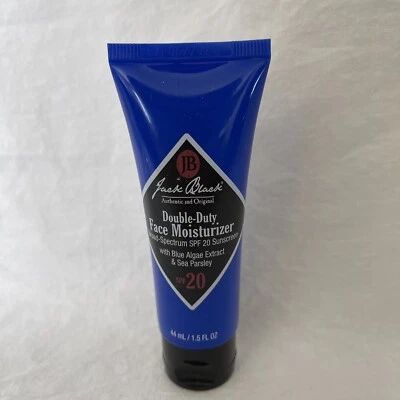 Crema hidratante facial Jack Black de doble función FPS 20 1,5 oz 44 ml nueva sellada JB Foto 1 de 4