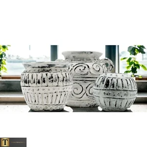 Greek Clay Pot Design Terracotta Vases Contemporary Neutral Colours Home Decor - Picture 1 of 12