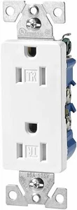 TR1107W Tamper Resistant Decorator Duplex Receptacle with 15-Amp, 125-Volt - Bild 1 von 1