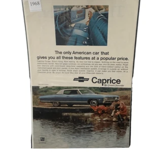 Vintage 1958 Chevrolet Chevy Caprice Coupe Ad Advertisement - Bild 1 von 4
