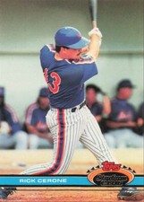 1991 Topps Stadium Club Rick Cerone New York Mets #511