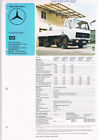 Prospekt Datenblatt Mercedes Benz LKW 1213 + 1213A YU1