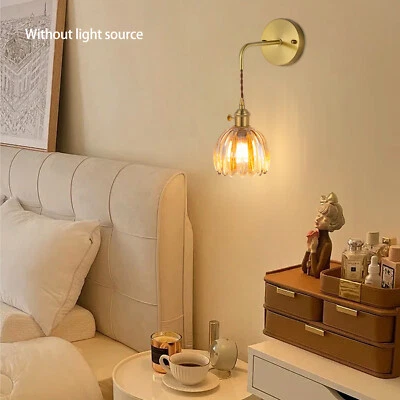 Vintage Wall Sconce, Flower Wall Lamp, Wall Mounted Lamp - Image 1 of 4