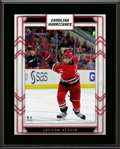 Jaccob Slavin Carolina Hurricanes 10.5" x 13" Player Plaque Cover