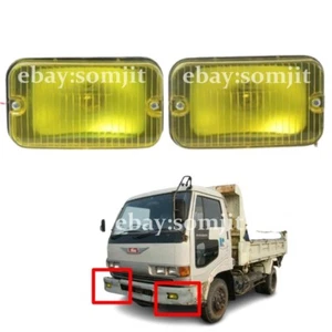 Fog Lamp Light Pair For Hino Ranger Truck BF FF UTE Truck Pair LH+RH 1980-1993 . - Picture 1 of 6