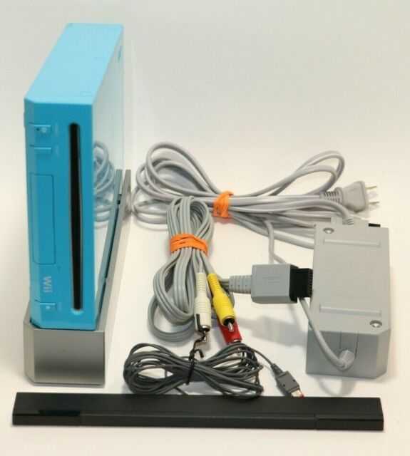 Restored Nintendo Wii Console Blue (Refurbished)